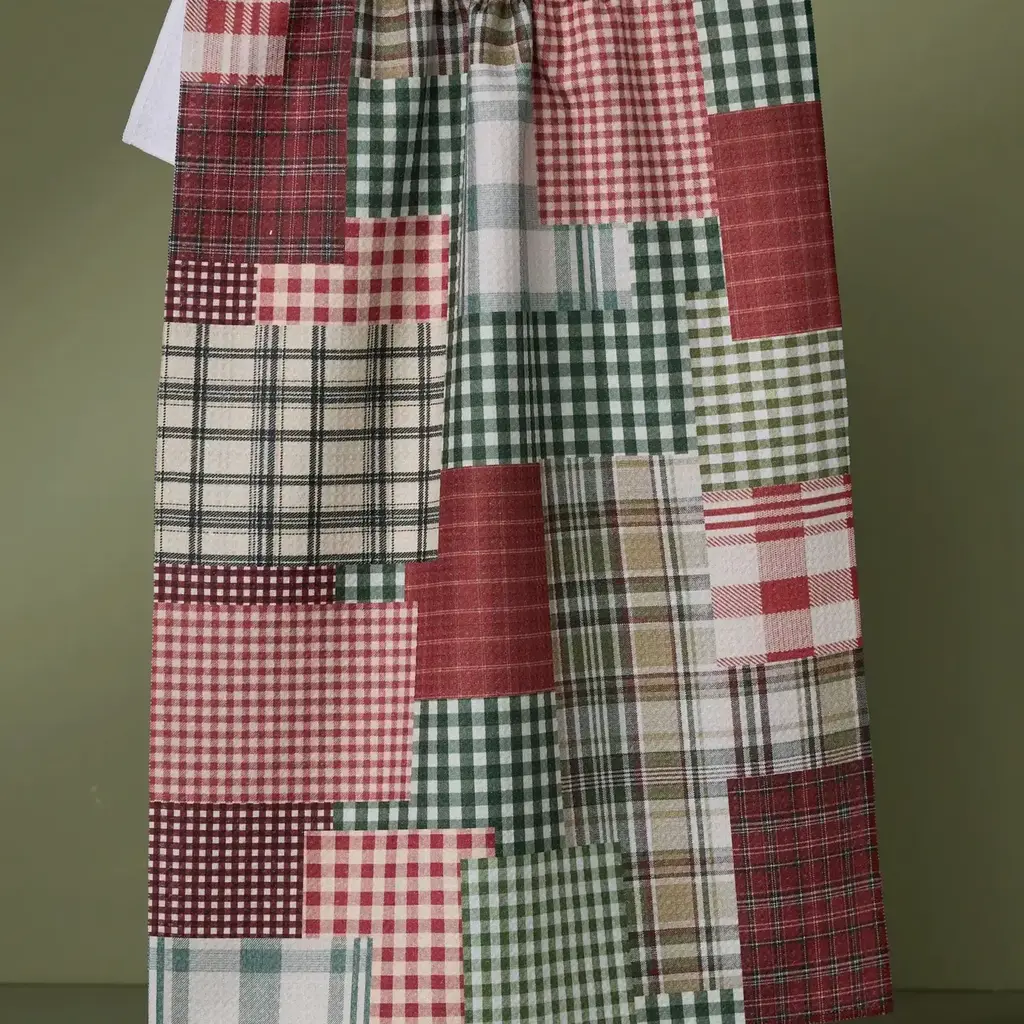 Geometry (Faire) Holiday Tea Towel -  Patchly