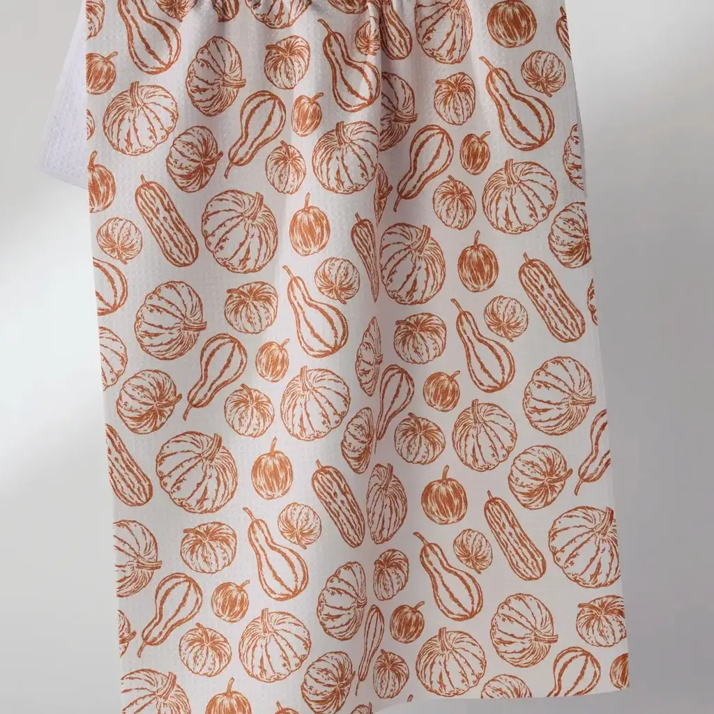 Geometry (Faire) Tea Towel -  Harvest Sketch