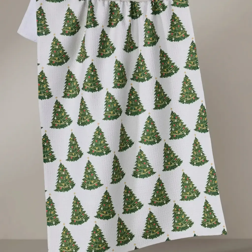 Geometry (Faire) Holiday Tea Towel -  Decked Out