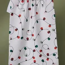 Geometry (Faire) Holiday Tea Towel -  Holiday Lights