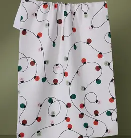 Geometry (Faire) Holiday Tea Towel -  Holiday Lights
