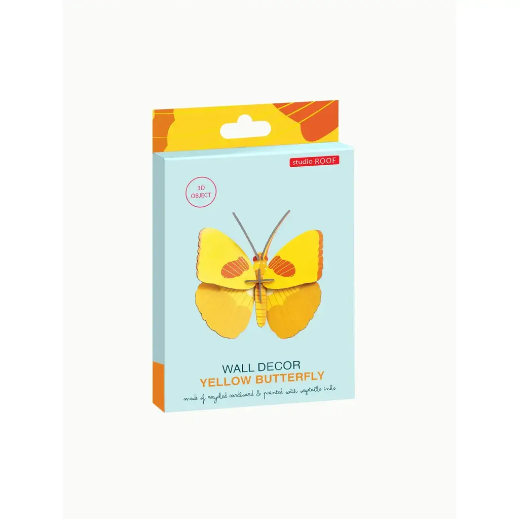 Studio Roof Wall Decoration - Yellow Butterfly