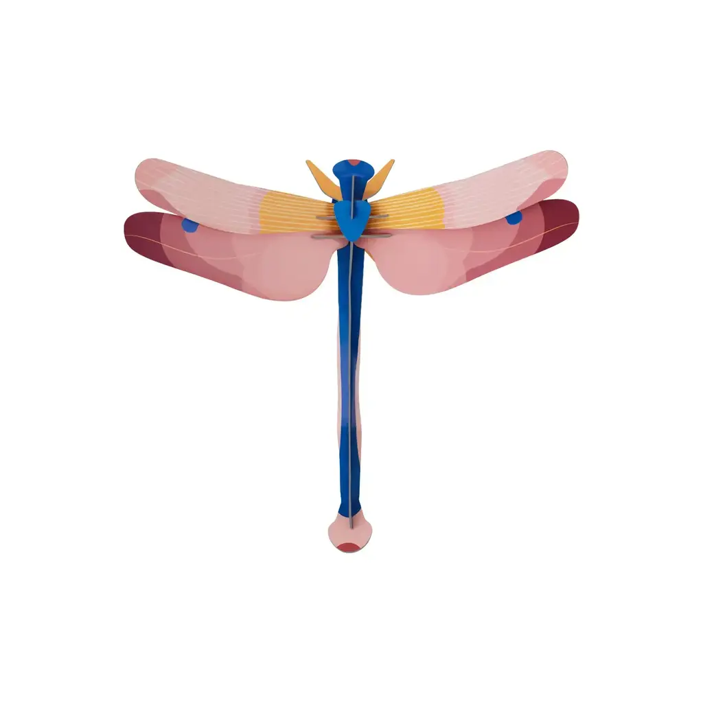 Studio Roof Wall Decoration - Giant Dragonfly, Pink