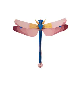 Studio Roof Wall Decoration - Giant Dragonfly, Pink