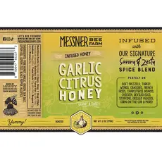 Messner Bee Farm Roasted Garlic Citrus Infused Honey
