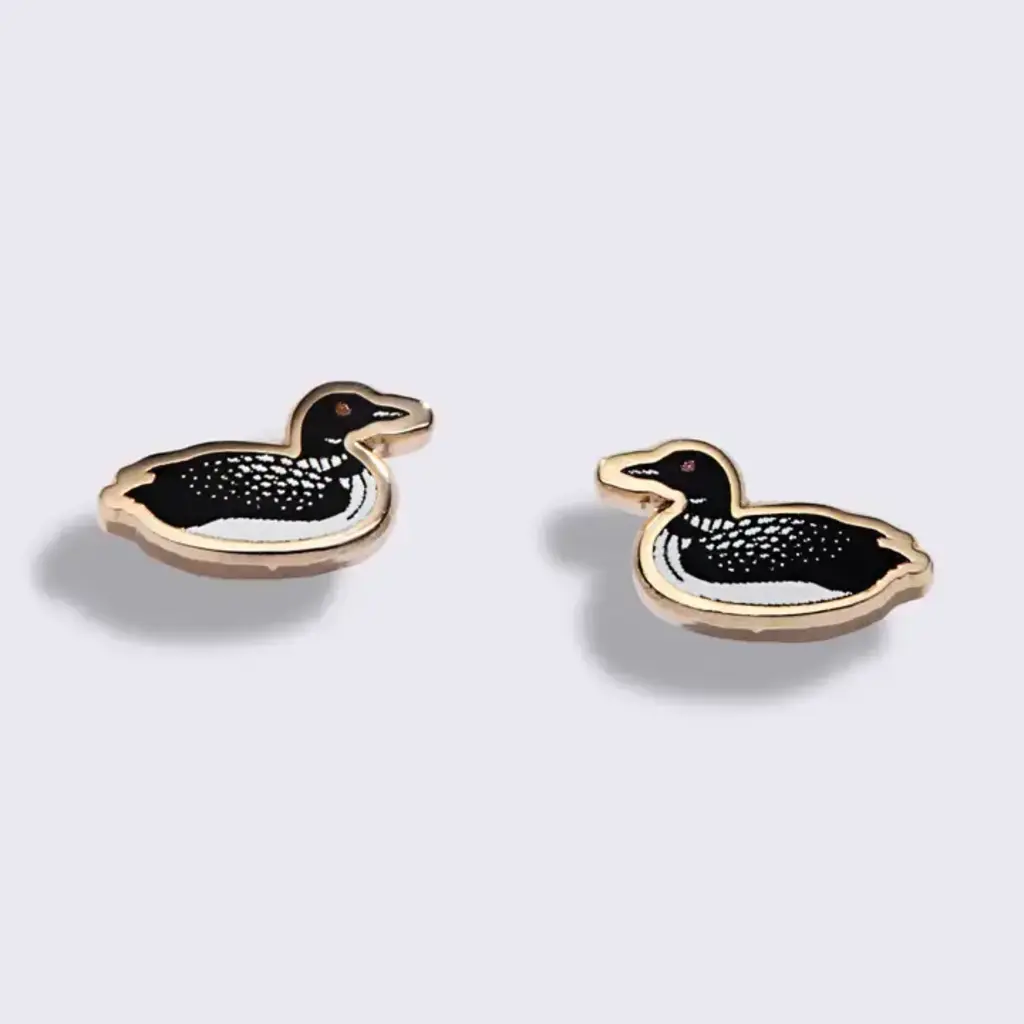 Larissa Loden Enamel Stud Earring - Loons