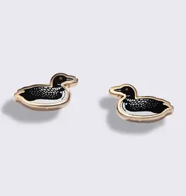 Larissa Loden Enamel Stud Earring - Loons