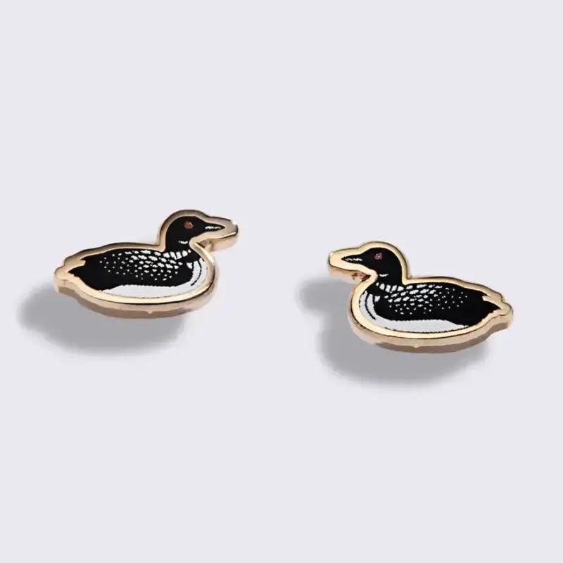 Larissa Loden Enamel Stud Earring - Loons