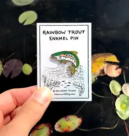 Wildship Studio Enamel Pin - Rainbow Trout