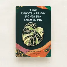 Wildship Studio Enamel Pin - Monstera Thai