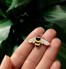 Wildship Studio Enamel Pin - Honeybee