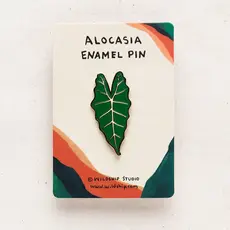 Wildship Studio Enamel Pin - Alocasia Leaf