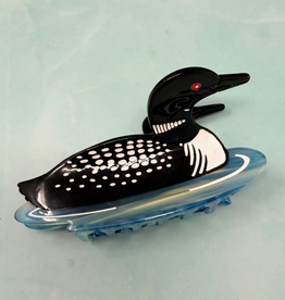 Rainbow Unicorn Birthday Surprise Loon Bird Hair Claw Clip