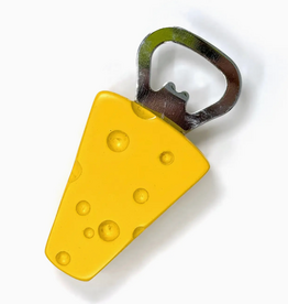 Rainbow Unicorn Birthday Surprise Cheese Wedge Magnetic Bottle Opener
