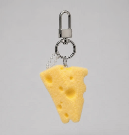 Rainbow Unicorn Birthday Surprise Cheese Flocked Keychain and Bag Charm