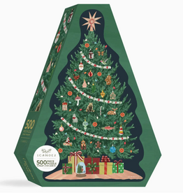 1canoe2 Christmas Tree - 500 Piece Shaped Jigsaw Puzzle