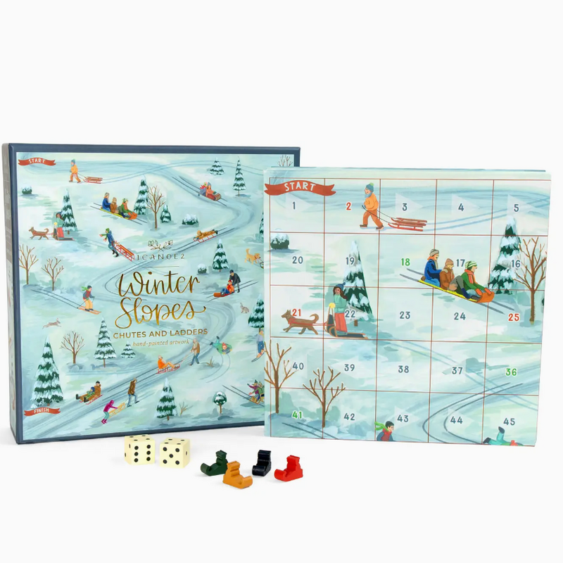 1canoe2 Winter Slopes Family Board Game – Snowy Climb & Slide