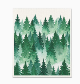Abbott Dishcloth - Watercolour Pine Forest