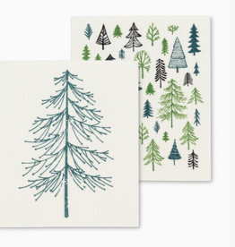 Abbott Dishcloth - Allover Trees Set of 2 (Large)