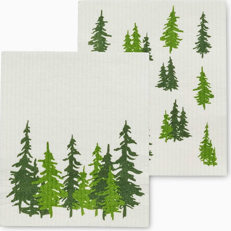 Abbott Dishcloth - Evergreen Forest Set of 2 (Large)