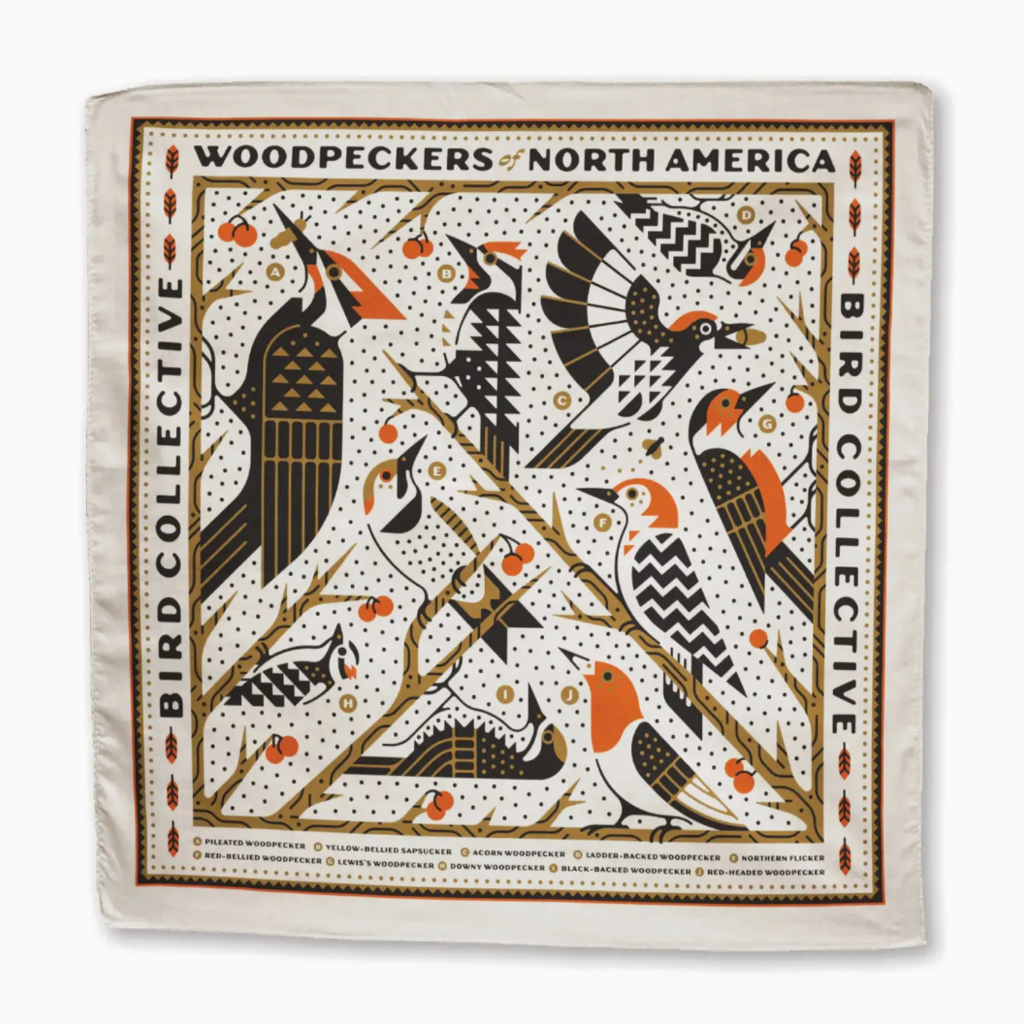 Bird Collective Woodpecker Bandana