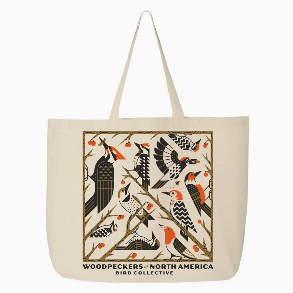 Bird Collective Woodpeckers of North America Tote Bag