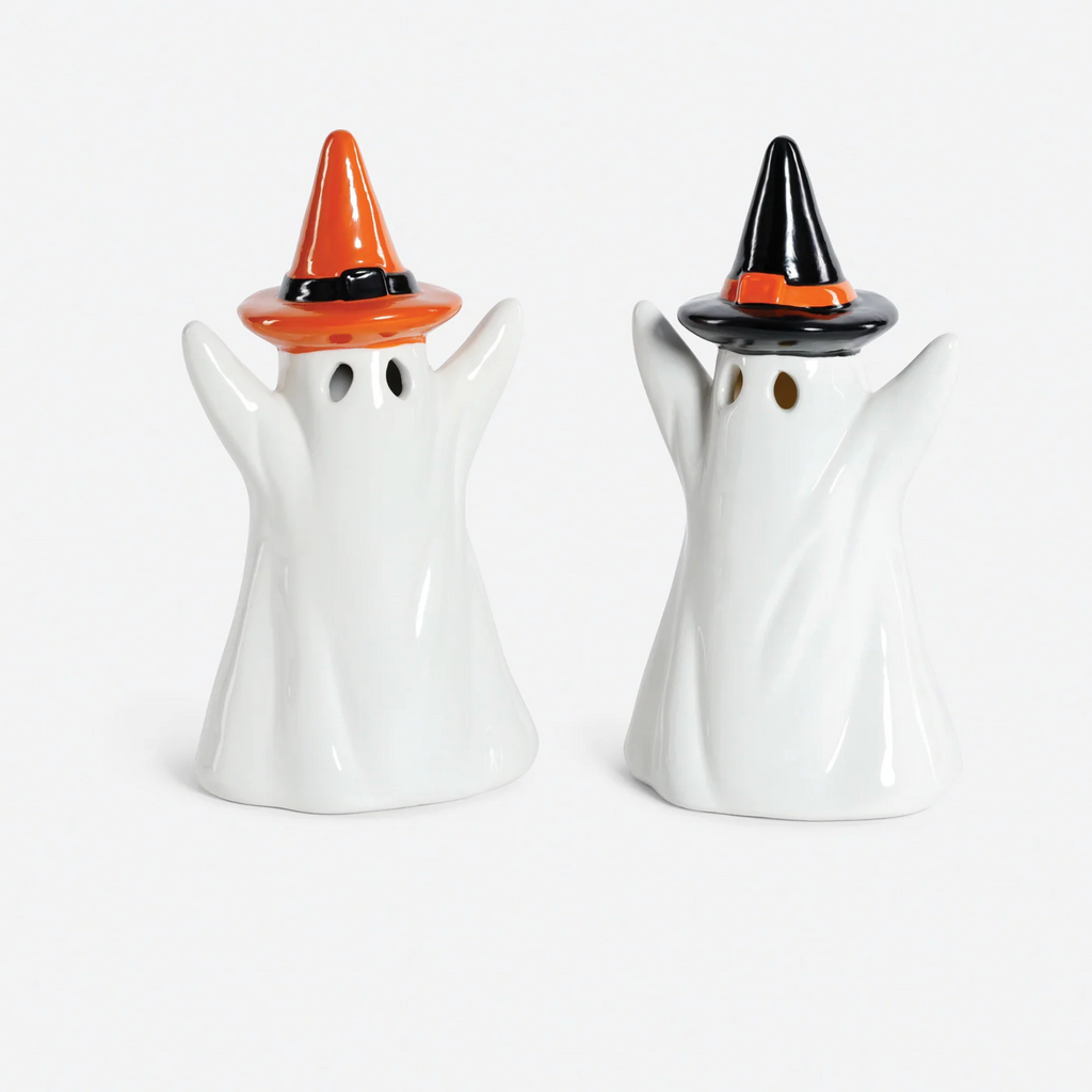 One Hundred 80 degrees Lit Ceramic Ghost - Assorted
