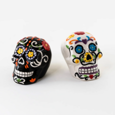 One Hundred 80 degrees Day of the Dead Salt & Pepper Shakers