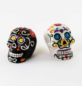 One Hundred 80 degrees Day of the Dead Salt & Pepper Shakers