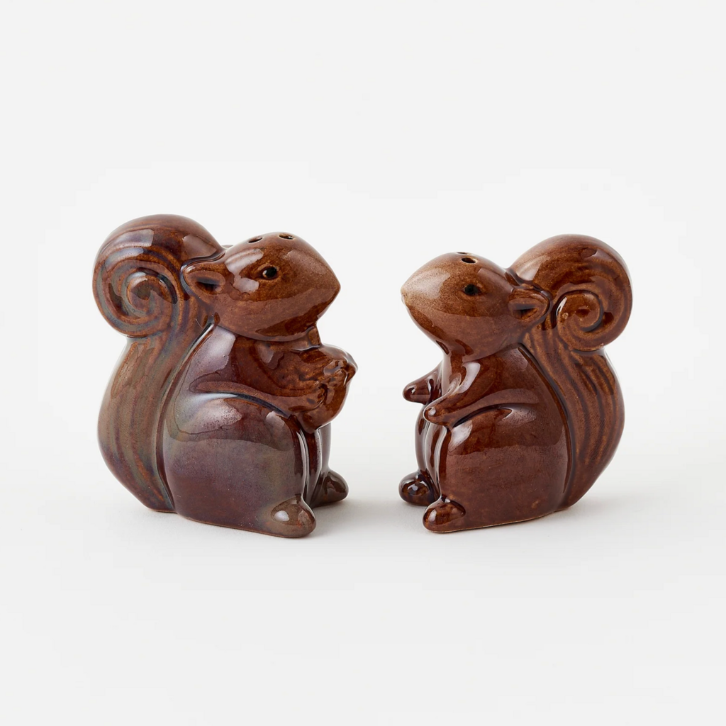 One Hundred 80 degrees Squirrel Salt & Pepper Shakers