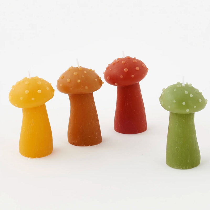 One Hundred 80 degrees Mushroom Candle - Assorted