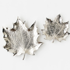 One Hundred 80 degrees Maple Leaf Tray - Set of 2