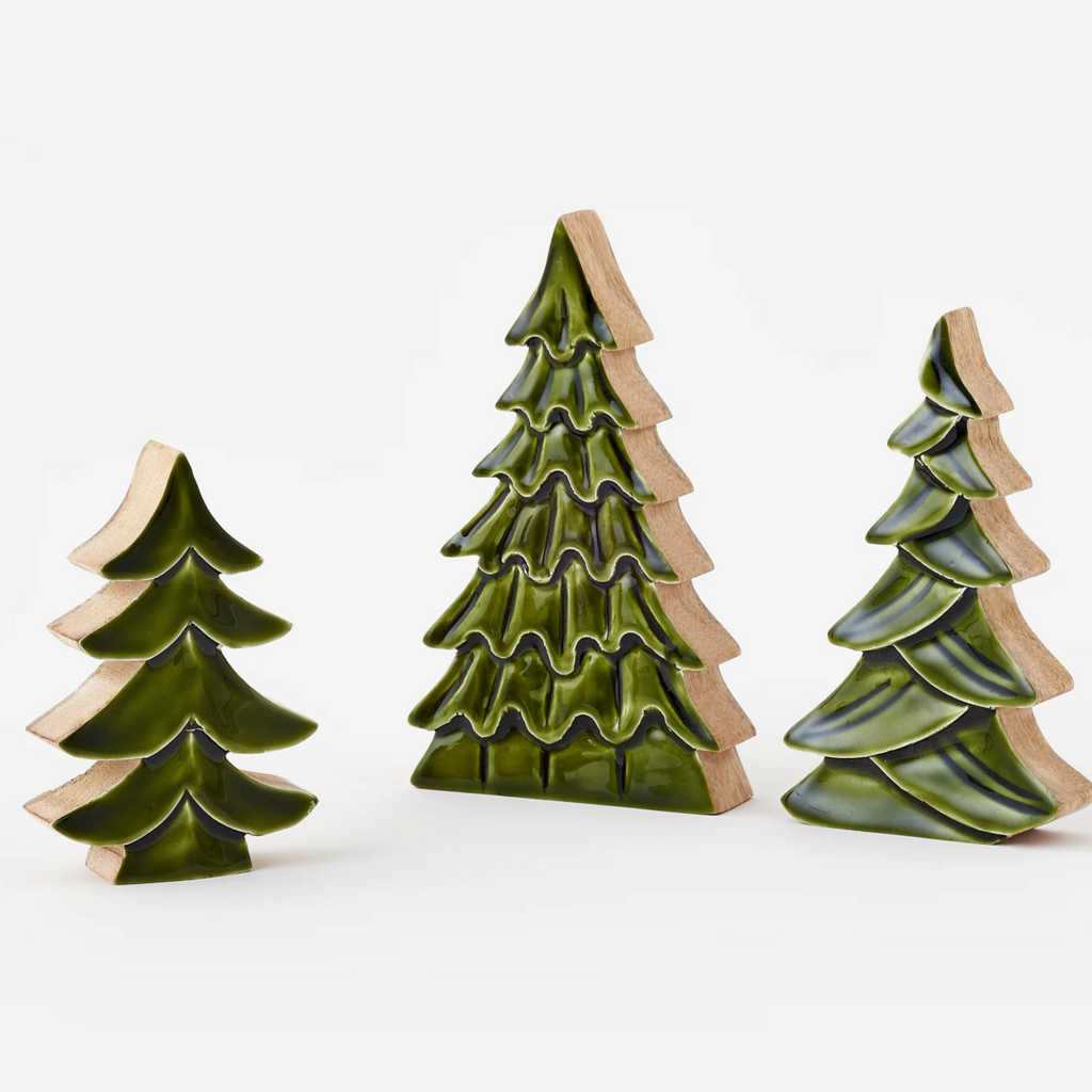 One Hundred 80 degrees Shiny Wood Tree (Small) - Assorted