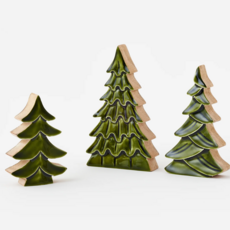 One Hundred 80 degrees Shiny Wood Tree (Small) - Assorted