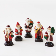 One Hundred 80 degrees Cast Iron Santa - Assorted