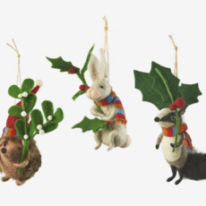 One Hundred 80 degrees Forest Animal Ornament - Assorted