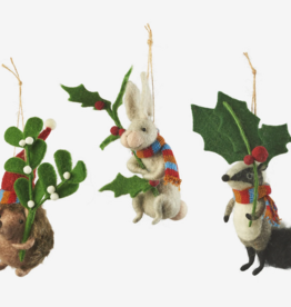 One Hundred 80 degrees Forest Animal Ornament - Assorted