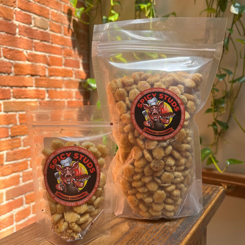 Spicy Studs Smoked Crackers - Death Crackers