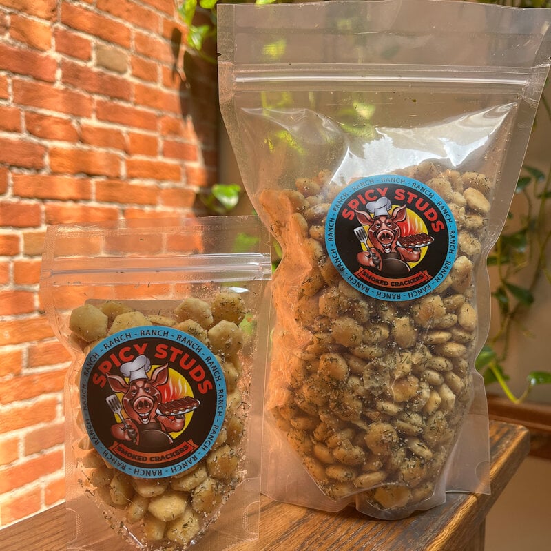 Spicy Studs Smoked Crackers - Ranch