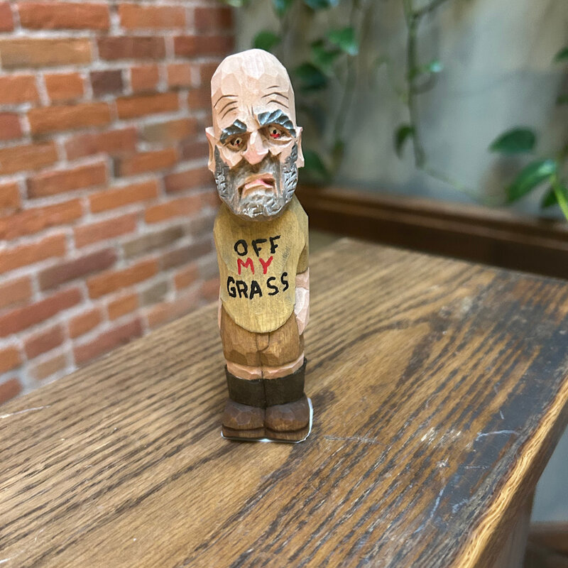Denny Williams Wood Carving - Old Guy
