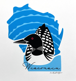 Cindy Lindgren Postcard - Wisconsin Loon