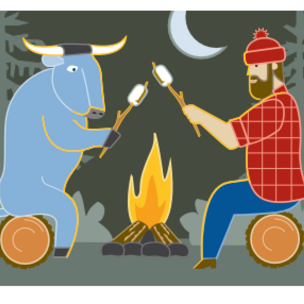 Cindy Lindgren Card - Bunyan Campfire