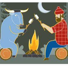 Cindy Lindgren Card - Bunyan Campfire