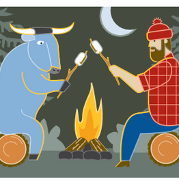 Cindy Lindgren Card - Bunyan Campfire
