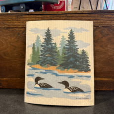 Cindy Lindgren Swedish Dishcloth - Loon Lake