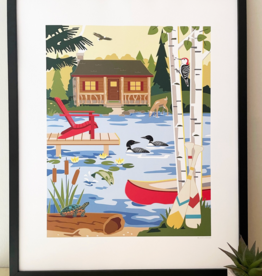 Cindy Lindgren Cabin Life Print  (11 x 14)