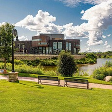 Lloyd Fleig Postcard - Summer Day At The Confluence
