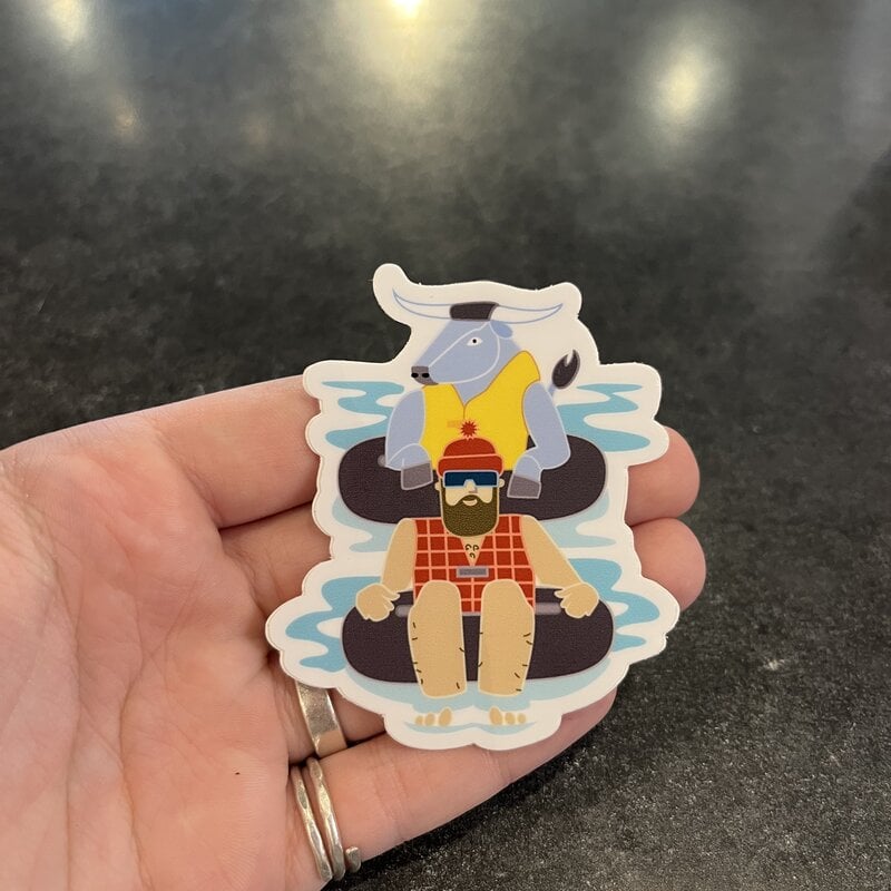 Cindy Lindgren Sticker - Bunyan Tubing