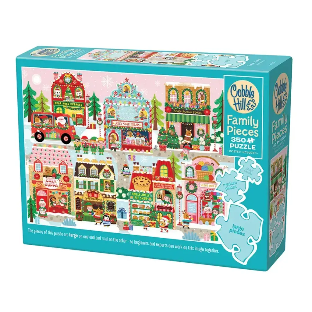 Cobble Hill Puzzles Tinsel Town 350 Piece Puzzle