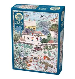 Cobble Hill Puzzles Winter Holidays 500-Piece Puzzle